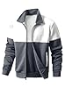 Zaitun Men’s Lightweight Casual Bomber Jacket Track Running Athletic Varsity Coat #5