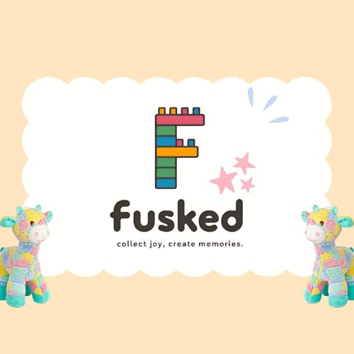 Image of Flufies Plush Toys - Snuggly and Aesthetic Stuff Plush Toys and Baby Toys - Soft Toys for Baby Girl and Baby Boy - Soft Toys for Girlfriend Gift (Colorful Giraffe)