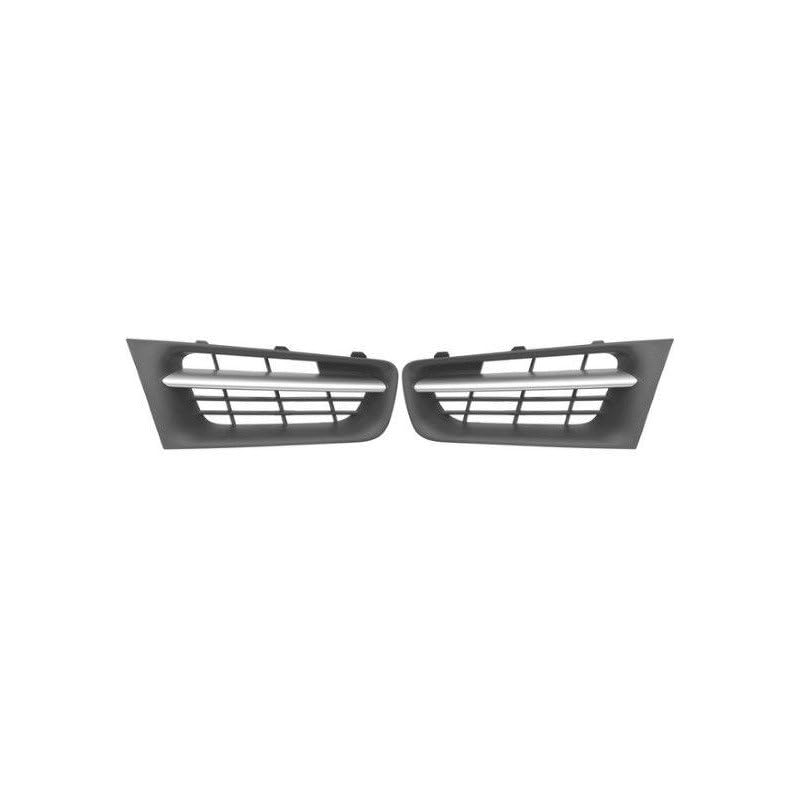 Grilles de calandre avant avec finitions chromées pour Renault Megane 2 luxe styling