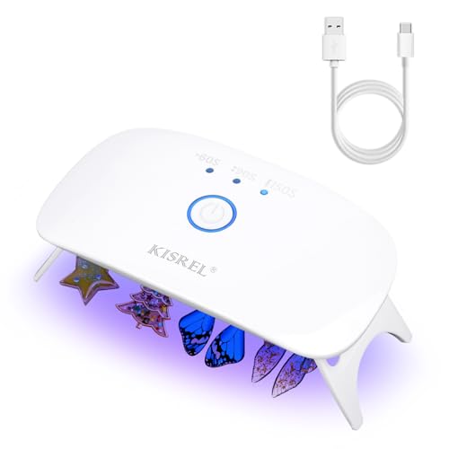KISREL Upgraded UV Light for Resin Portable UV Resin Light Fast Curing & Portable UV Lamp Jewelry Making Supplies for Resin UV Keychain Making Kit Resin Molds DIY Craft Decor