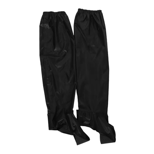 DEARMAMY Pantaloni Antipioggia Impermeabili con Copristivali per Escursionismo e Antivento e Impermeabilità per Protezione Completa Outdoor