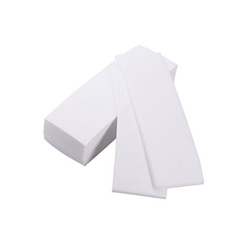 jojofuny Tiras Depilatorias Cera para Depilación Facial y Corporal Papel Depilatorio No Tejido 200 Unidades Bandas Desechables Suaves y Flexibles para Cuidado Personal