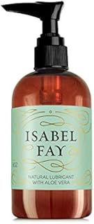 Natural Water Based Personal Lube with Aloe Vera - Isabel Fay for Women with Sensitive Skin - 8OZ - No Glycerin, No Parabens
