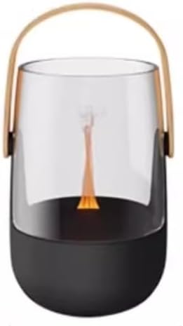 Retro creative candlelight lamp home bedroom sleep aid USB charging aromatherapy machine air fragrance machine diffuser (Small)