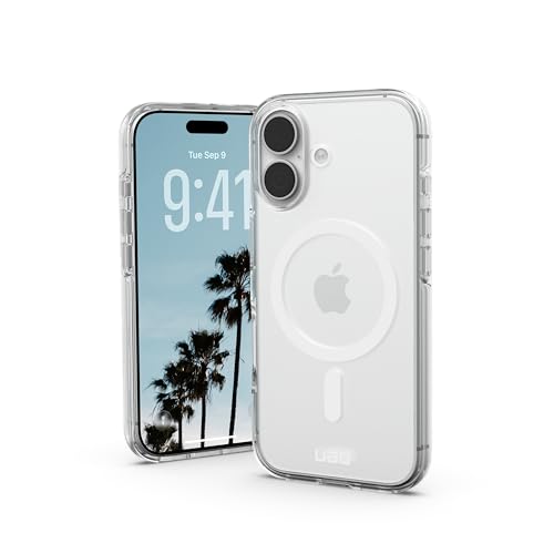Image of Urban Armor Gear UAG Scout Clear Mag-Safe Compatible, Slim Rugged Premium Impact Resistant Protective Case /Cover Designed for iPhone 17 (2025) (Military Drop Tested) - Ice /White