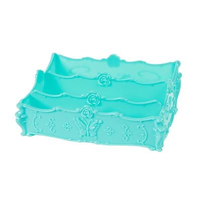 UBERSWEET BlueRelief Cosmetic 3 Tier Width Adjustable Holder Home Sundries Organization Accessories Supplies