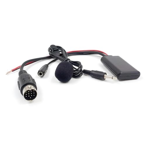 Car Bluetooth Receiver Module for Kenwood CA-C2AX KCA-iP500 CA-C1AX 13Pin Radio Stereo Aux Cable Adapter Wireless Audio Input