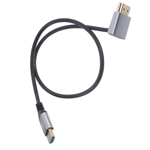 BRIGHTFUFU 8k U/d/l/r Bended High Definition Video Cord Tv Computer Accessory Male to Male Video Cable