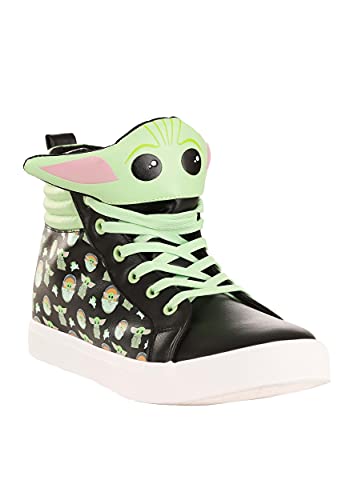 Mandalorian The Child Plush Unisex Adult Shoes High-Top Sneakers 6