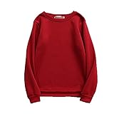 [Estilo]: El jersey está hecho de tela de poliéster, que es duradera, flexible y no se deforma. Sudadera cómoda, casual, holgada y agradable a la piel.