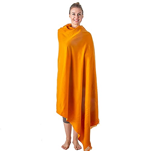Om Shanti Crafts Meditation Shawl or Meditation Blanket, Shawl/Wrap, Oversize Scarf/Stole. Large. Unisex.