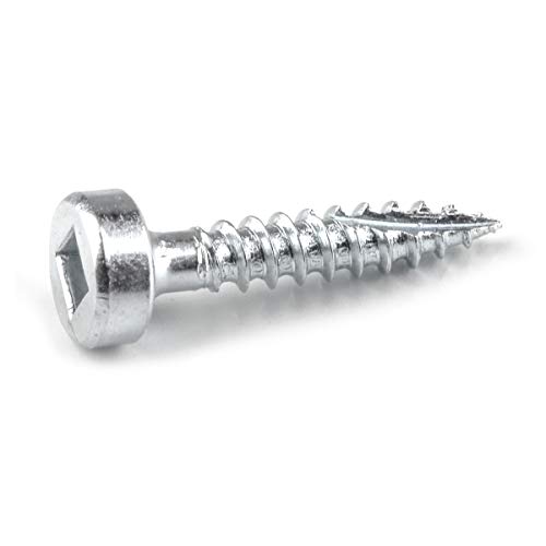 Tornillos para madera Kreg zinc 3/4 pulg 1200 unidades