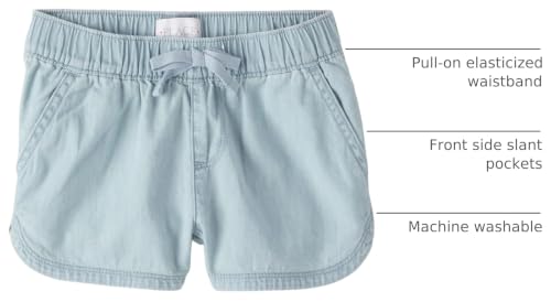 Image of The Children's Place Girls' Denim Pull on Shorts