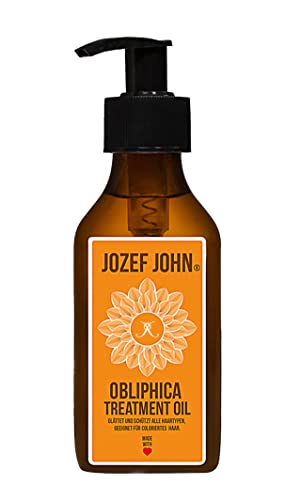 Obliphica Treatment Oil by Jozef John | Haaröl für Haarpflege, Styling, trockenes Haar, Locken, Spliss | Bio Öl für Haare | vegan, mit Arganöl und ohne Silikone | Hair Serum für Frauen und Männer Cover