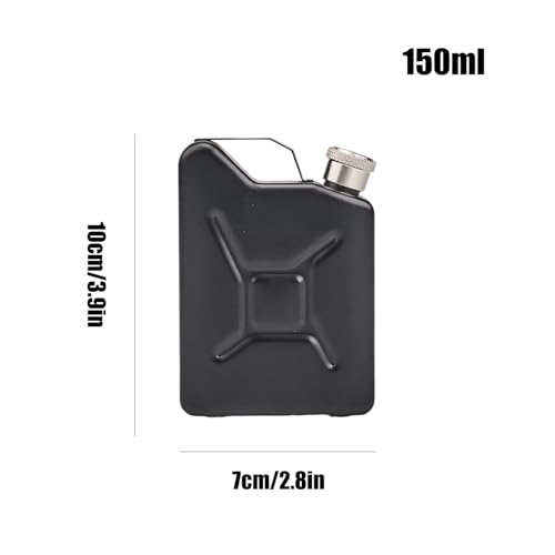 Flasque à liqueur 150ml en acier inoxydable étanche pour le camping