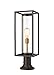 Z-Lite 1 Light Outdoor Pier Mounted Fixture 584PHMR-533PM-DBZ, Brass