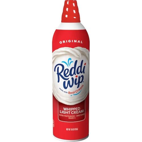 Reddi Wip Real Cream Whipped Topping, 15 Ounce -- 12 per case.