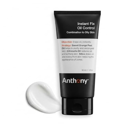 Anthony Instant Fix Oil Control for Men – Mattifying Lotion for Oily Skin – Moisturizer and Pore Minimizer Instantly Eliminates Shine – 3 Fl Oz