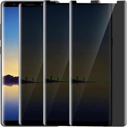 zonyee 3 Pack Privacy Screen Protector for Samsung Galaxy S9 Plus, 9H Hardness Anti-Spy Tempered Glass Protector Film for Samsung Galaxy S9+, Scratch Resistant, No Support Fingerprint Unlock