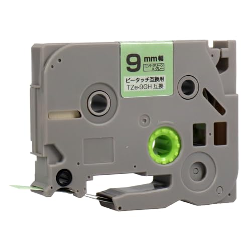 �y�G�R�X���z�u���U�[�p �s�[�^�b�`�݊� TZe-9GH �~���g�O���[��/�O���[���� 9mm(�e�[�v��) 1�� TZe�e�[�v�݊� ���K�[���[�J���[�� ���x�����C�^�[ P-TOUCH CUBE �s�[�^�b�`�L���[�u�Ή�