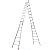 Little Giant Ladders, SkyScraper, M15, 8-15 foot, Stepladder, Aluminum, Type 1A, 300 lbs weight rating, (10109)