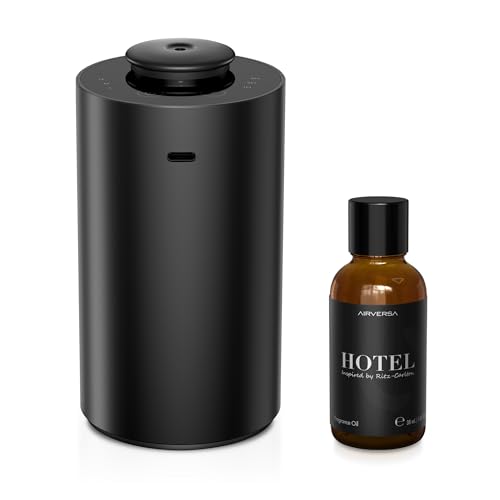 Waterless Essential Oil Diffuser Starter Kit with 30mL...