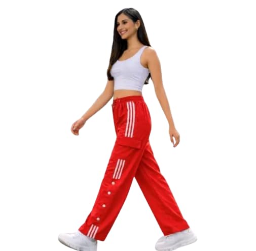 dpl groups Womens Athletic Track Pants, with White Stripes, Elastic Waistband, Casual Sports Wear-picture-51