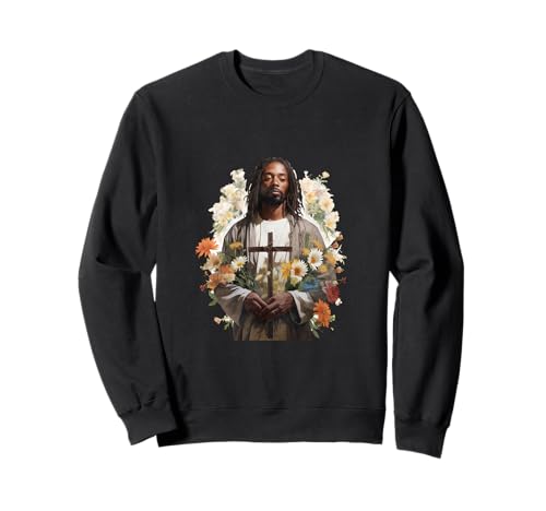 African American Christian God Black King Love Melanin Jesus Sweatshirt