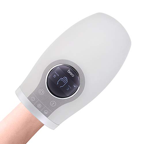 Breo WOWOS Hand Massager Palm Finger Air Pressure Rechargeable Massager with APP Control for Hand Muscle Strain Relax Trigger Point Relief(APP Version)