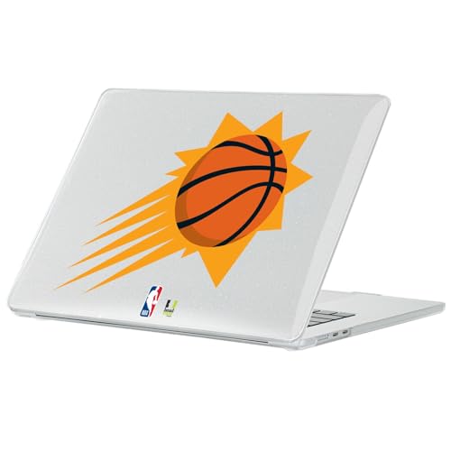 Coque MacBook Air 13.6 pailletée NBA Suns pour travailler au bureau ou étudier