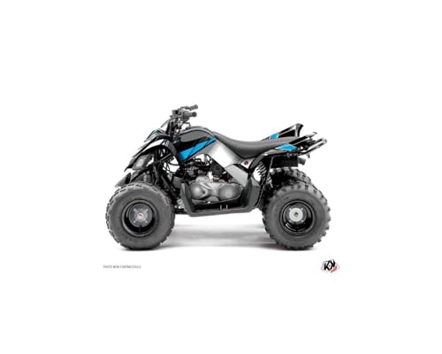 Kit Déco Quad Stripe Yamaha 90 Raptor Noir Sticker Carénage 2009-2023