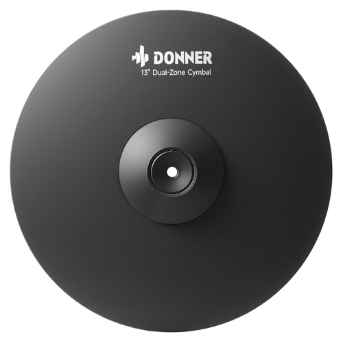 Donner 13-inch Mute Cymbal for Electronic Drum Set