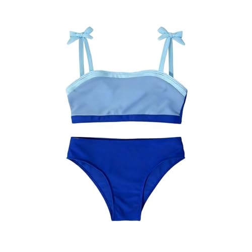Maillot de bain deux pièces filles anti-irritation confortable pour natation et plage