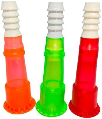 New Trend PVC Tap Connector/Rubber Pipe Jointer/Pipe Nozzle for Washroom, Kitchen, Garden Use - Set of 3 (Color May Vary) Hose Connector 15mm (3/4")