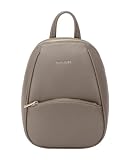 David Jones - Mini mochila bandolera para mujer y ciudad, tamaño mini, piel sintética, práctica chic clásica, salidas de fin de semana, Fungi, Mini, Minimalista