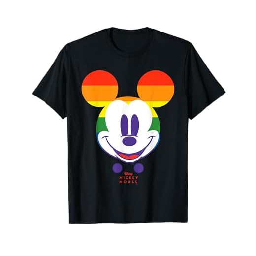 Disney Year of the Mouse Happy as a Rainbow Mickey June Camiseta