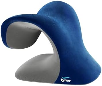 TYNOR Neck Corrector & Relaxer, for Men & Women, Ergonomic Neck Support for Pain Relief & Relaxation, for Posture Alignment | Universal Size, 1 Unit (Blue)