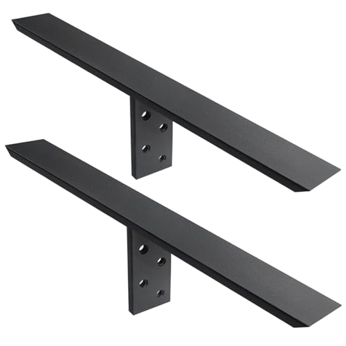 Hidden Countertop Support Bracket 26 Inch 2 Pack Heavy Duty Granite Support Bracket for Kitchen Island Bar Top Countertop