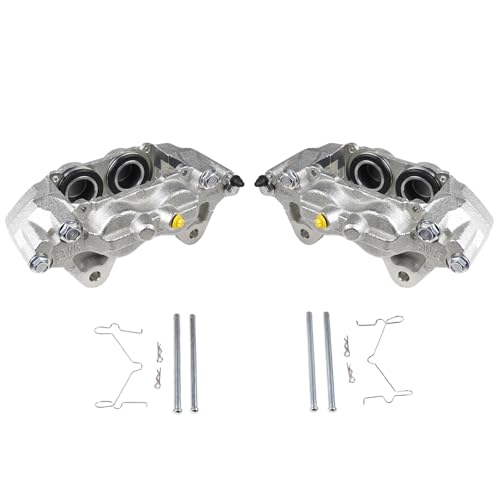 Front Brake Calipers with Hardware Kit, Left & Right Brake Calipers Set Fit for Toyota 4Runner FJ Cruiser Tacoma by DTMAP - Used condition - US$108.28