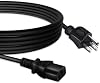 Cable de alimentación de CA de 6 pies UL de repuesto compatible con Lenovo ThinkVision S22e-19 Monitor de computadora 2