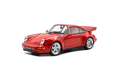 Solido Porsche 911 (964) RS 3.8 modelo 1:43 rojo