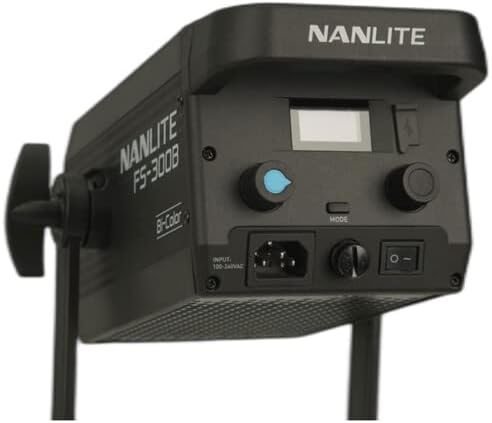 Miniatura 3 de Nanlite Foco de estudio bicolor FS-300B, 2700K-6500K, Bluetooth, 2.4G, montaje Bowens