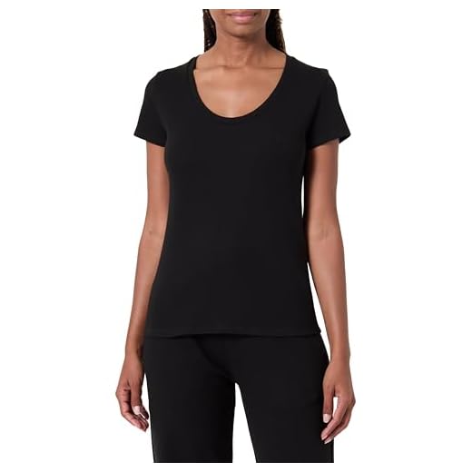 Boss Waffle_t-Shirt Cn 10269584 01 Pijama, 001negro, M Mujeres