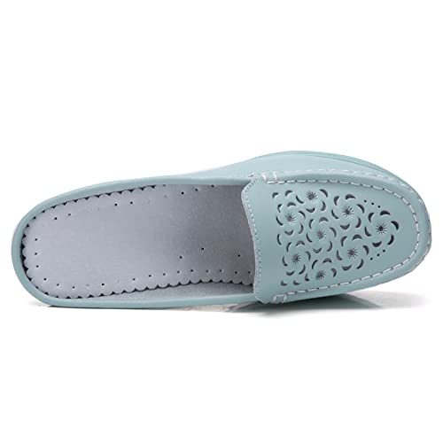 Slippers Women Summer Women Platform Slipper Floral Flats Breathable Leather Casual Shoes Slip-on Comfortable Shoes Wedges Sandals4