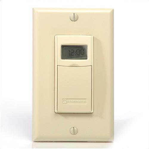 Intermatic - ST01A - Heavy Duty In-Wall Timer - LCD Digital Clock and Readout