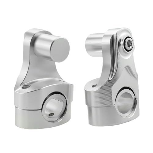 �n���h���|�X�g BMW F850GS f 850 gsF850 ADV F900R F900XR ���t�g�n���h���o�[���C�U�[�N���b�v�����A�_�v�^�[�G�N�X�e���_�[�o�C�N�ɓK�� �o�C�N�n���h���o�[���C�U�[(Silver)