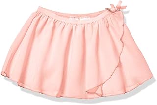 Amazon Essentials Girl's Dance Faux-Wrap Skirt, Ballet Pink, 2T