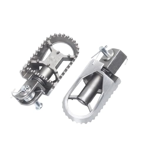 Pédales de repose-pieds rotatives pour Yamaha YZ 125 250X 450FX en acier inoxydable durable