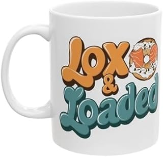 ox oaded Funny Jewish muug Smoked Samon Bage oer glft with Jewish Humor NYC Dei-spired Kit (11oz)