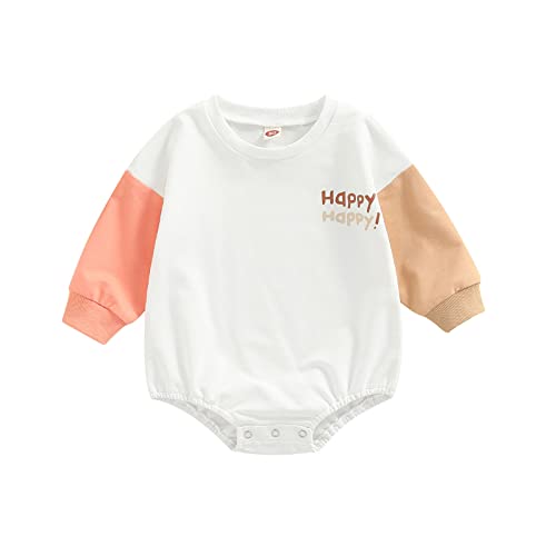 Image of MAYUMMPY Newborn Baby Girl Boy Oversized Sweatshirts Unisex Baby Knit Sweater Romper Shorts Mamas Little Cowboy Clothes